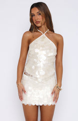 Athens Aura Shell Top White
